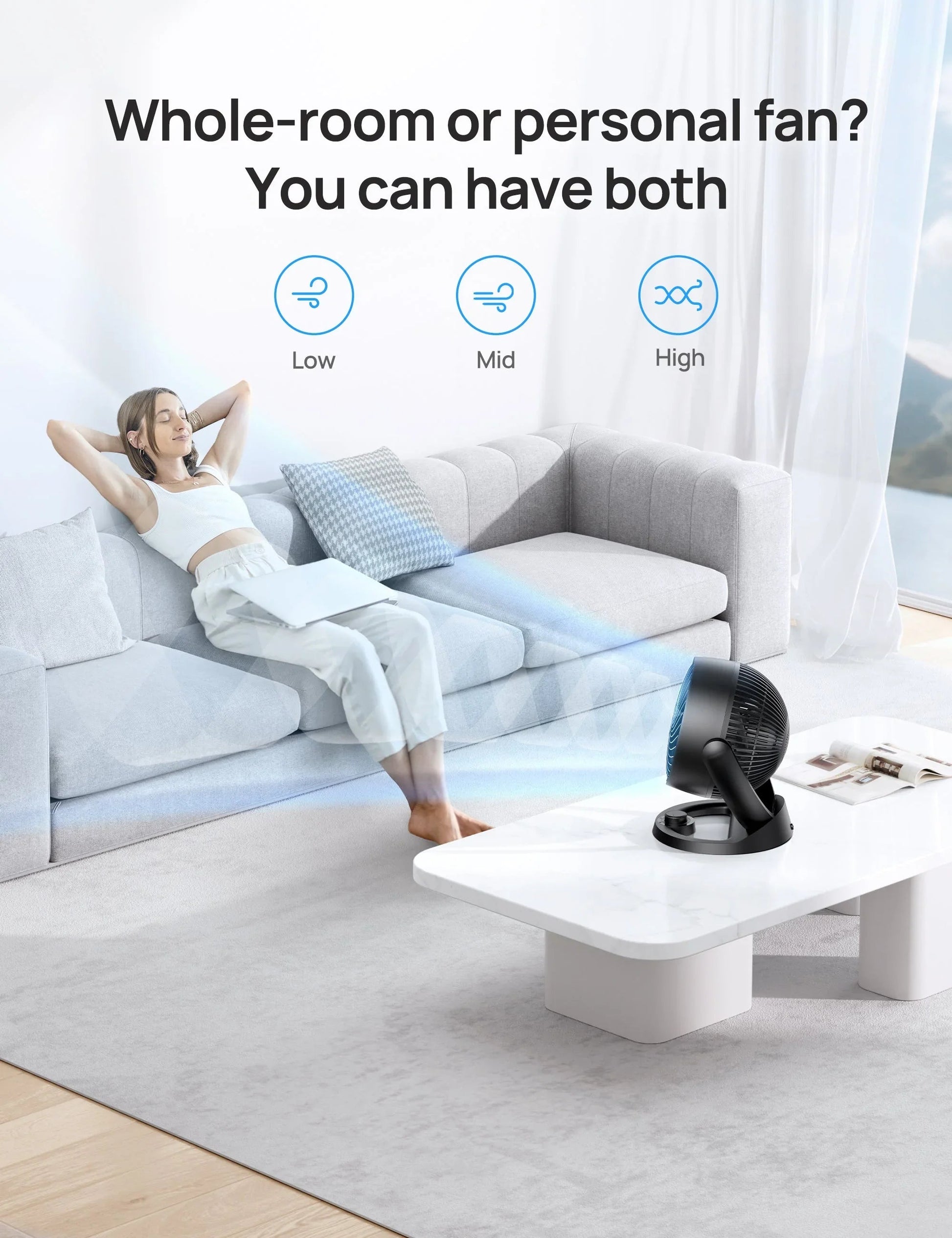 TurboPoly™ Table Fan 312 - DREO