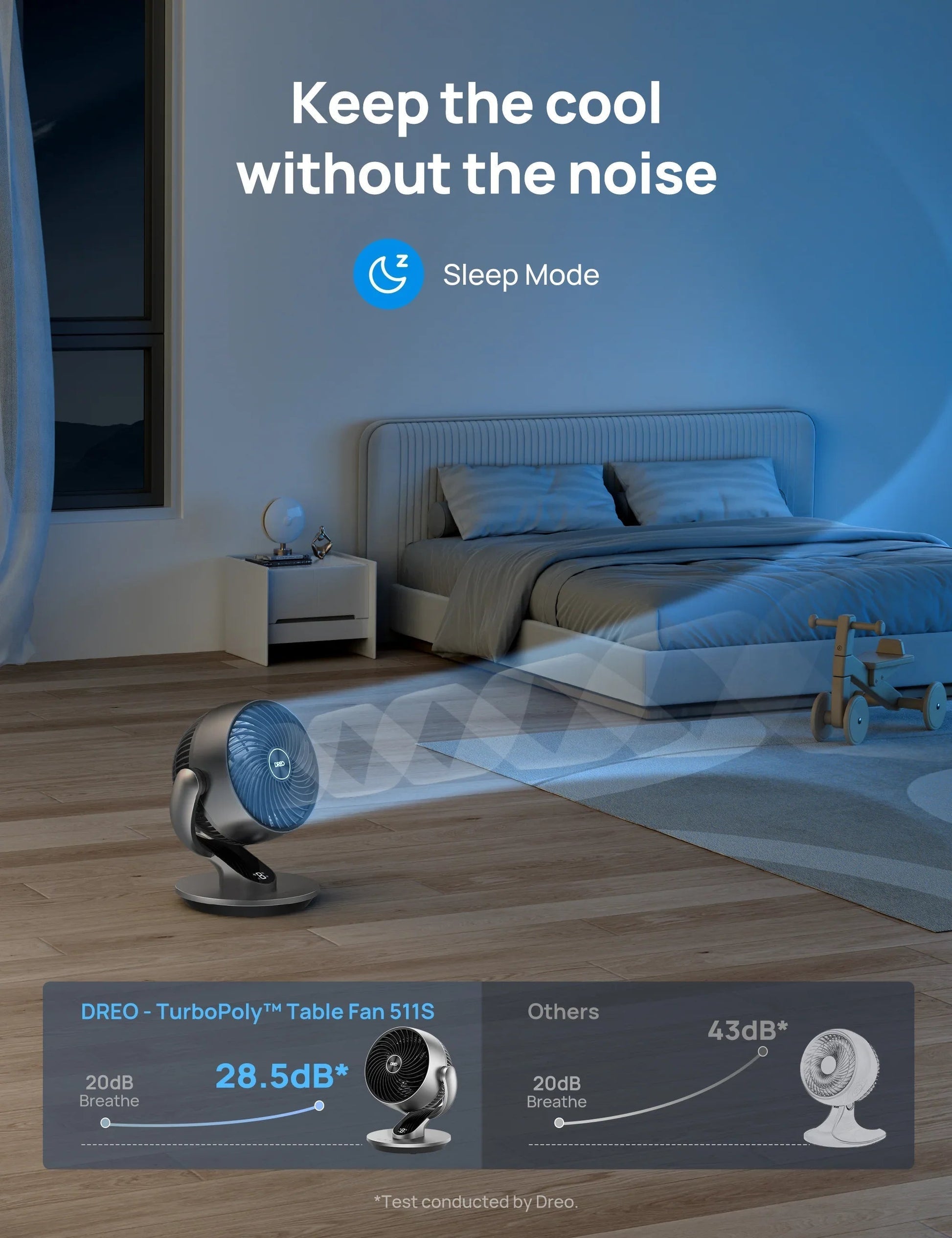 TurboPoly™ Table Fan 511S - DREO