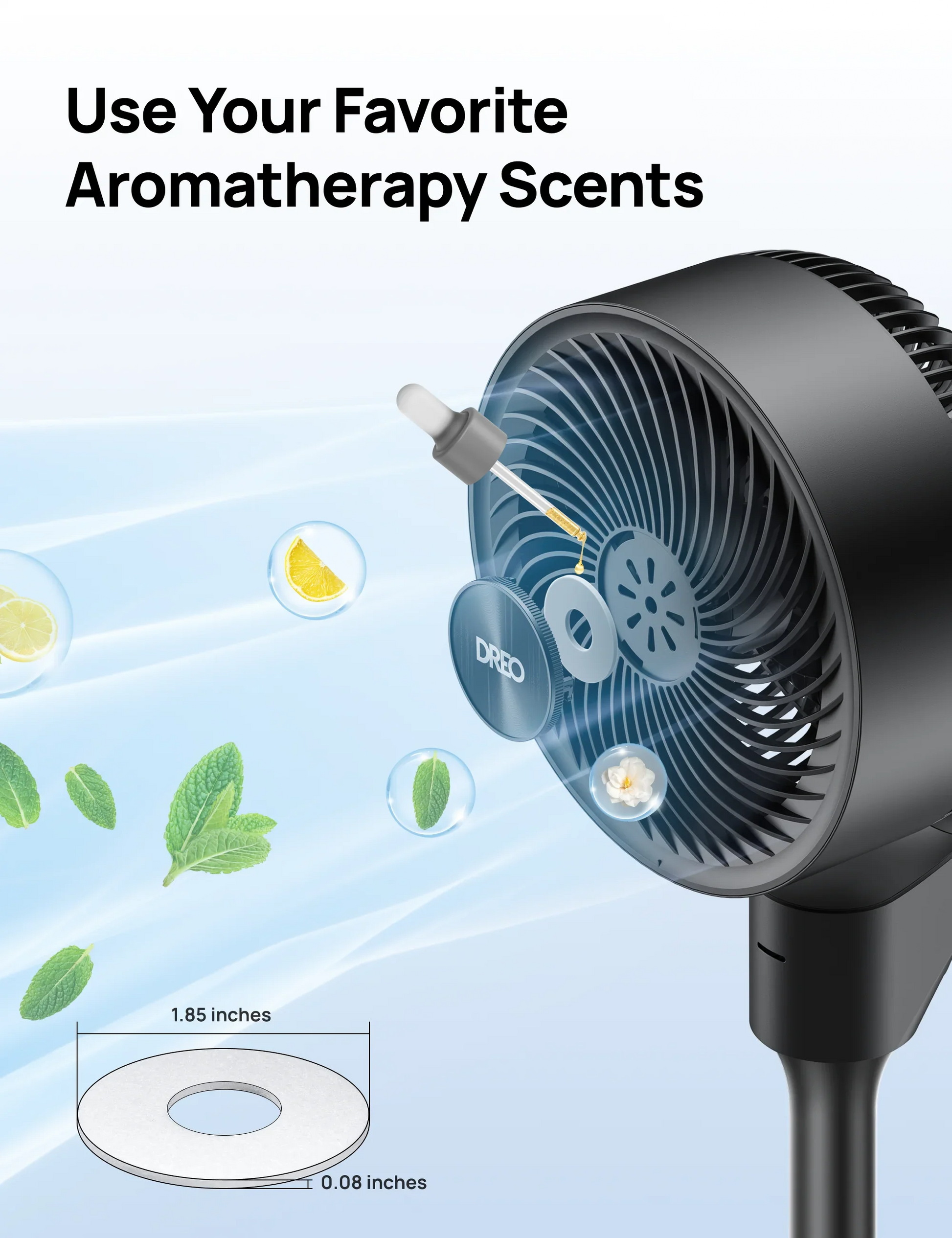 Aroma Pads 10-Pack for TurboPoly™ Fan 306&301, Diffuse Fragrances - DREO