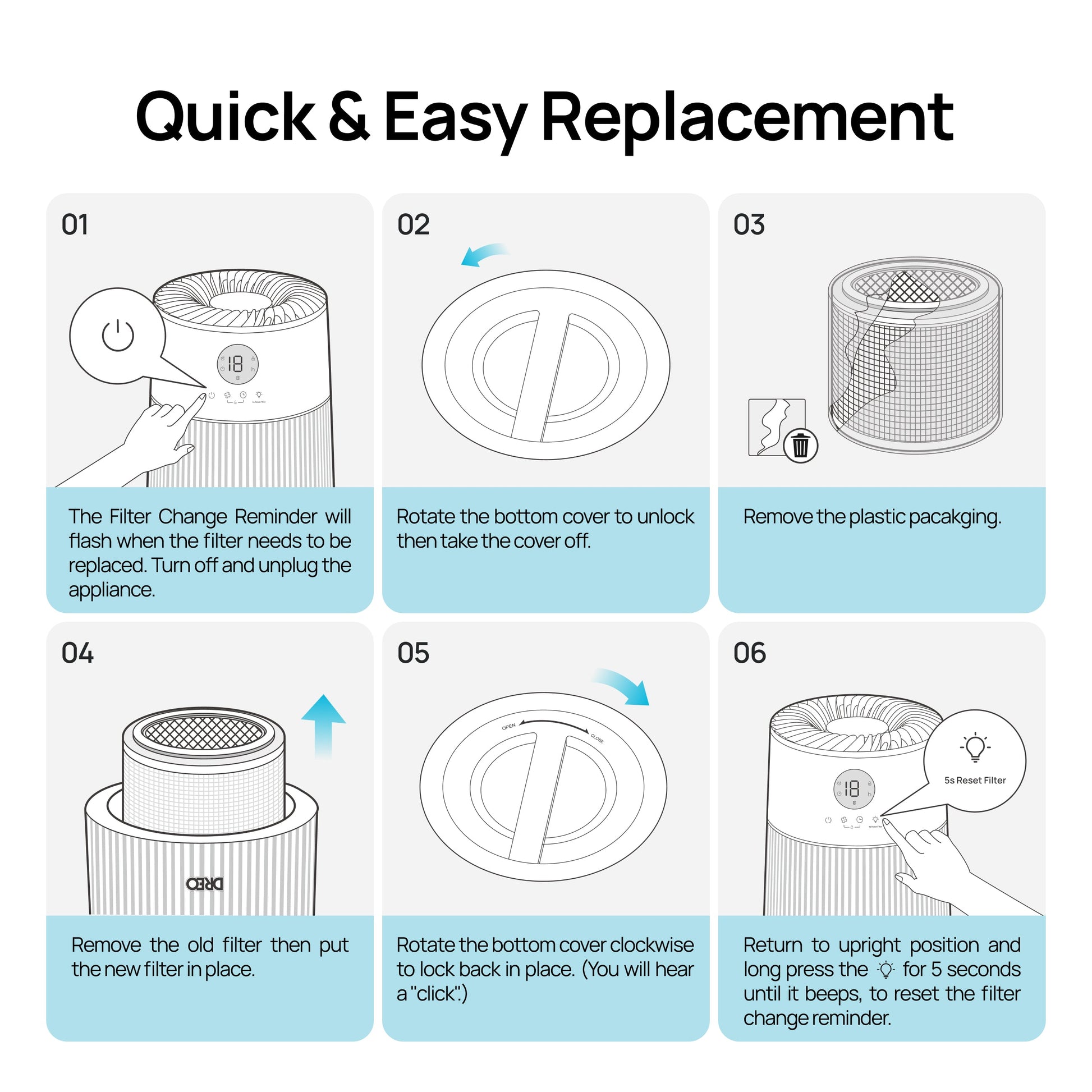 Quick & Easy Replacement