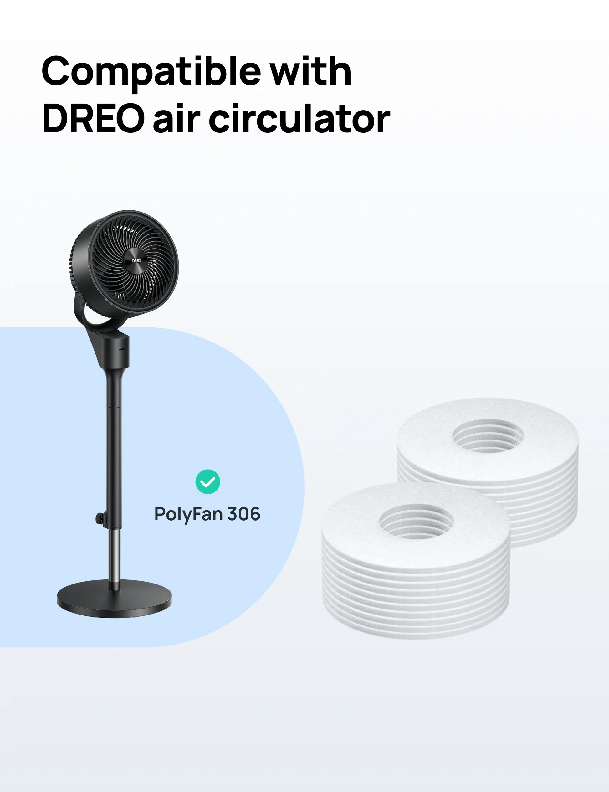 Aroma Pads 10-Pack for TurboPoly™ Fan 306&301, Diffuse Fragrances - DREO