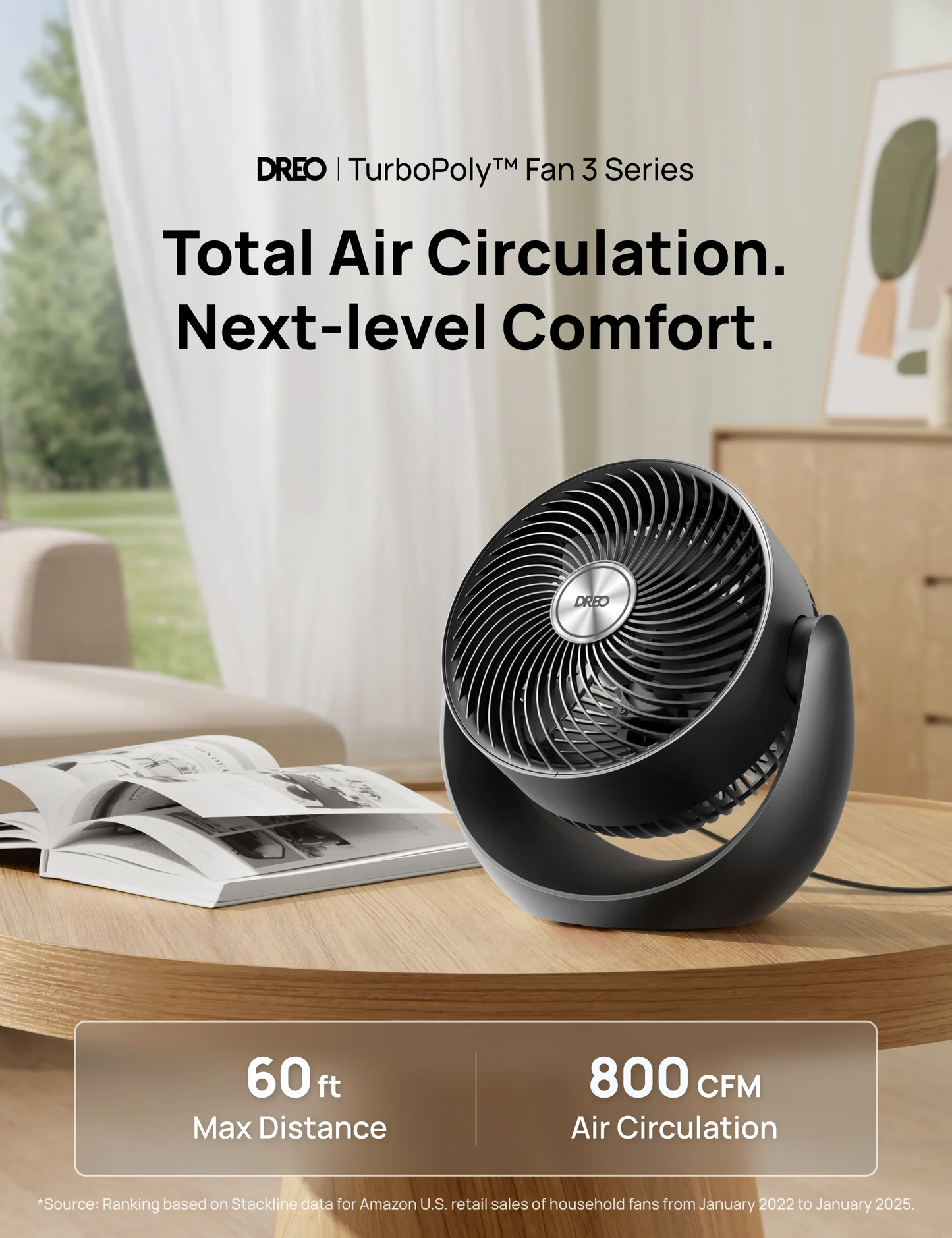 TurboPoly™ Table Fan 307 - DREO